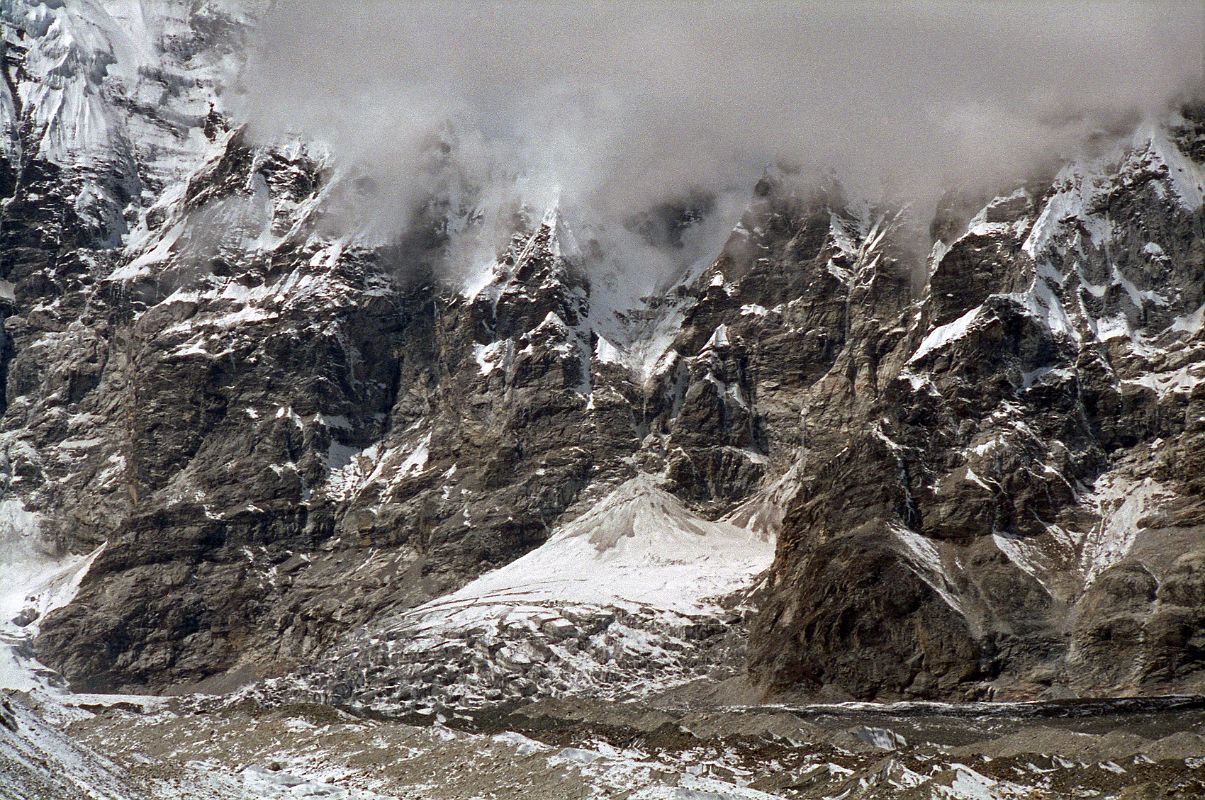 31 The Bottom Of The Everest Kangshung East Face From Everest Kangshung East Base Camp In Tibet